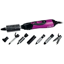 Sencor SHS 7551VT - Fer à friser avec fonction ionisation, 7 accessoires interchangeables, réglage température, bouton air froid, 1000 W