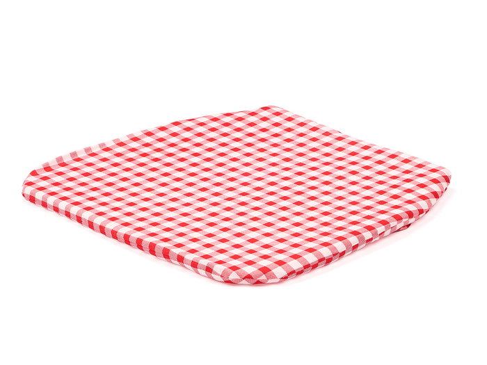 GIFTDECOR Cojín de chaise à carreaux rouge et blanc GIFTDECOR Cojín de chaise à carreaux rouge et blanc