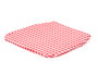 GIFTDECOR Cojín de chaise à carreaux rouge et blanc
