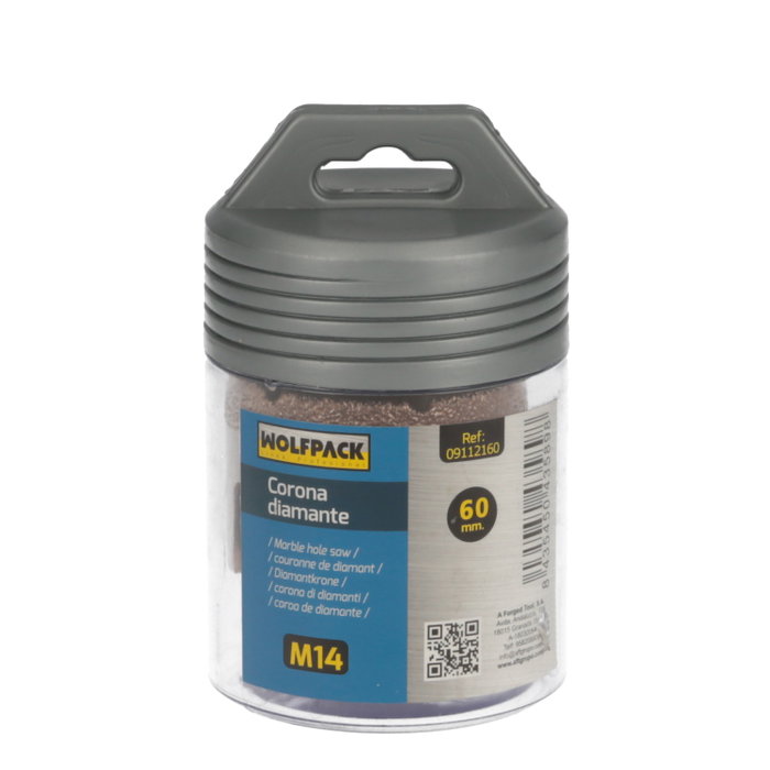 WOLFPACK LINEA PROFESIONAL Couronne Diamante M14 Ø 60 mm