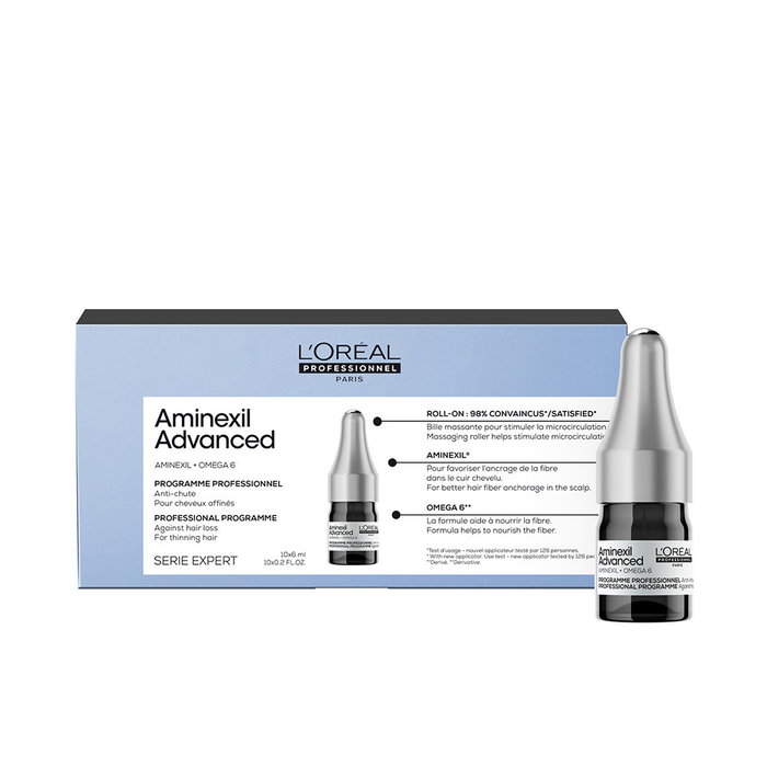 L'Oréal Professionnel Paris Aminexil Advanced Stimulateur Anti-Chute Cheveux 10x6ml L'Oréal Professionnel Paris Aminexil Advanced Stimulateur Anti-Chute Cheveux 10x6ml
