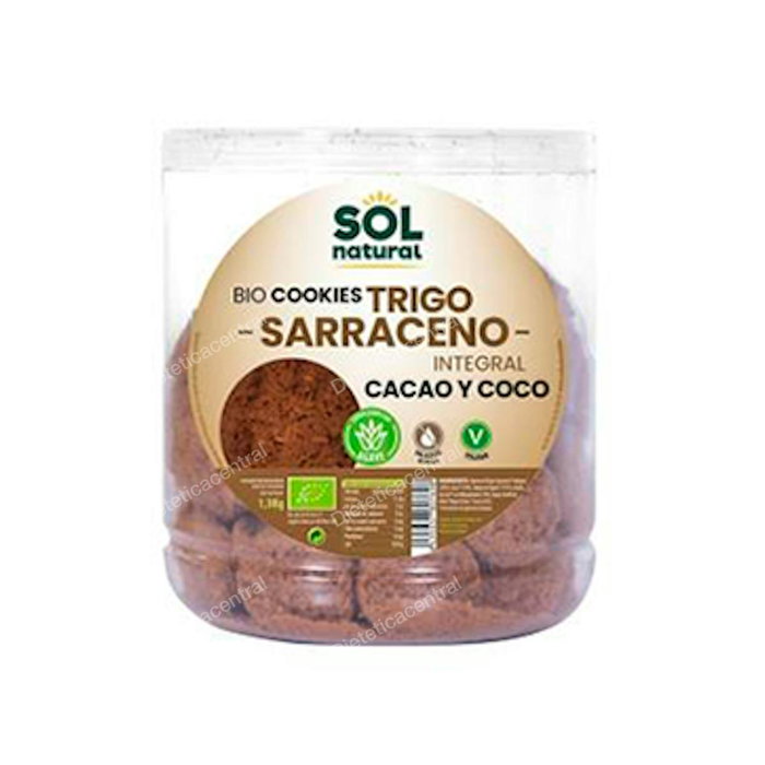 SOLNATURAL Galettes de sarrasin coco cacao 1,3 kg SOLNATURAL Galettes de sarrasin coco cacao 1,3 kg