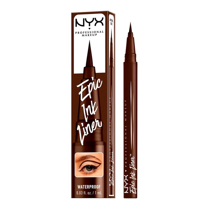 NYX Professional Makeup - Epic Inky Stix #Chocolat au lait - Eyeliner en gel crème imperméable, fini mat longue tenue - 1 unité