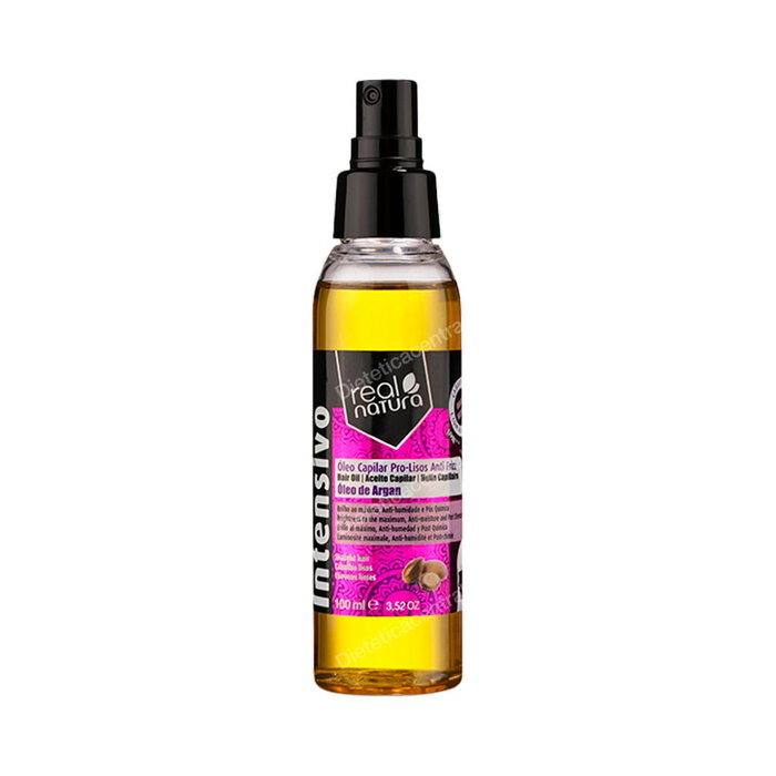 Real Natura Óleo Capilar Pro-Lisos Anti Frizz Argan 100ml Real Natura Óleo Capilar Pro-Lisos Anti Frizz Argan 100ml