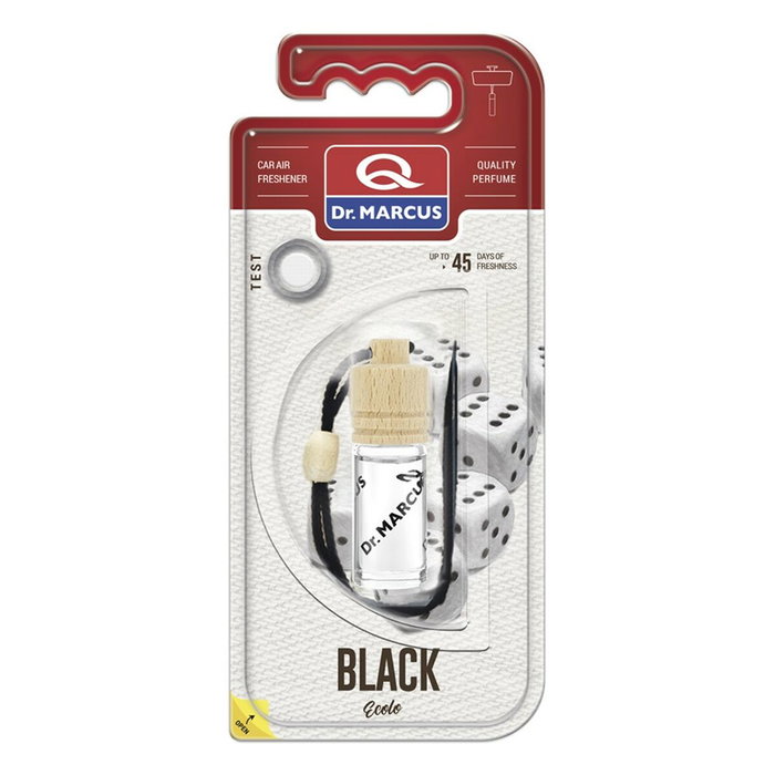 Dr Marcus Ecolo Black Désodorisant Voiture 4 pièces