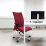Piqueras Y Crespo Chaise de bureau Albacete confidente, mécanisme Synchro, Granat