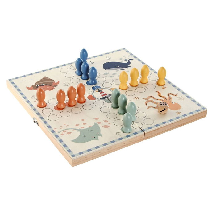 Parchis Home ESPRIT 26 x 13 x 3,3 cm Parchis Home ESPRIT 26 x 13 x 3,3 cm