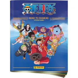 Panini - Album ONE PIECE ROAD TO EGGHEAD - 48 pages avec 204 stickers (144 de base, 60 spéciaux) et dépliant central 8 volets