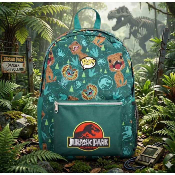 LOUNGEFLY Sac à dos Jurassic Park en nylon 45 litres (45 x 34 x 40 cm)