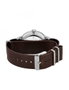 Cluse Montre CW0101501008 avec cadran bleu et bracelet en cuir marron