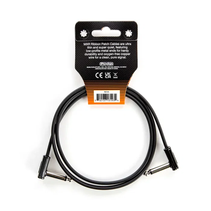 MXR Câble Ribbon Patch 90 cm Noir