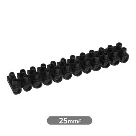 GSC Evolution Lot de 10 réglettes de connexion 25 mm² - Noir