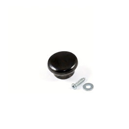 Silex Pomo de baquelita pour couvercle avec vis M5, Ø4,5 x 2,5 cm