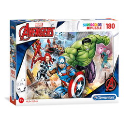 Clementoni Puzzle SuperColor Les Avengers 180 pièces - Pour garçons 7 ans et plus