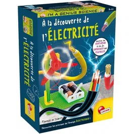 Lisciani Giochi - I'm A Genius Pocket - Découverte de l'électricité - Kit scientifique pour enfants 8 ans et plus avec composants sécurisés