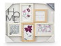 GIFTDECOR Porte-photo multiple 10x10cm et 10x15cm avec panneau décoratif