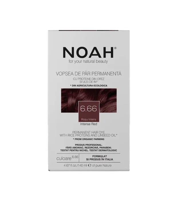 Noah Teinture permanente pour cheveux 6.66 Intense Red Noah Teinture permanente pour cheveux 6.66 Intense Red