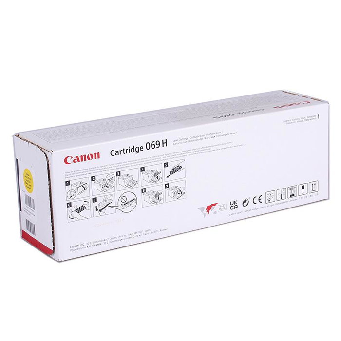 Canon Cartouche Toner 069H Jaune Haute Capacité 5095C002