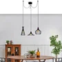 D By M.Red Suspension lustre D de 114 cm - Noir