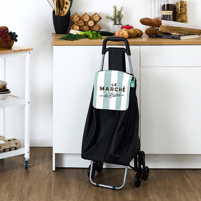 Cook Concept Chariot de courses Bistrot 6 roues