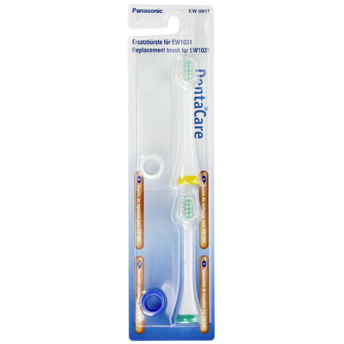 Panasonic EW 0911 W 835, lot de 2 têtes de rechange blanches Panasonic EW 0911 W 835, lot de 2 têtes de rechange blanches