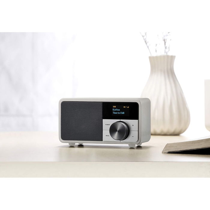 Radio Transistor Sangean DDR7 MINI Argenté FM Rétro