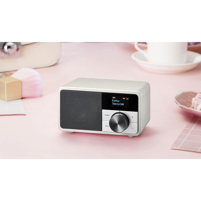 Radio Transistor Sangean DDR7 MINI Argenté FM Rétro