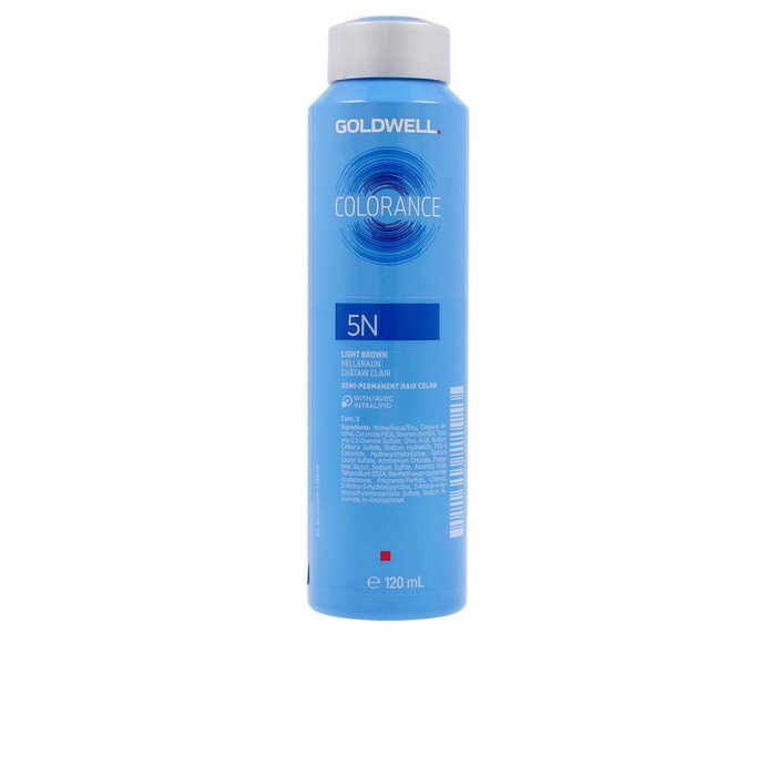 Goldwell Colorance Coloration capillaire semi-permanente #5N 120 ml - Teinte naturelle lumineuse, couvre jusqu'à 75% des cheveux blancs pour 25 lavages Goldwell Colorance Coloration capillaire semi-permanente #5N 120 ml - Teinte naturelle lumineuse, couvre jusqu'à 75% des cheveux blancs pour 25 lavages
