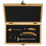 The Concept Factory Coffret d'accessoires pour le vin en bambou, 5 pièces