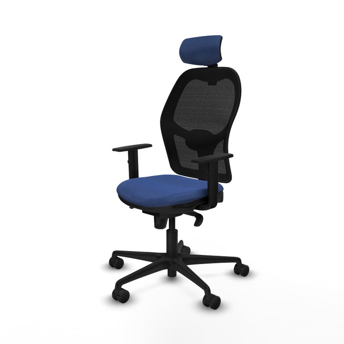 Chaise de Bureau Piqueras y Crespo 1D036N2 Blue marine
