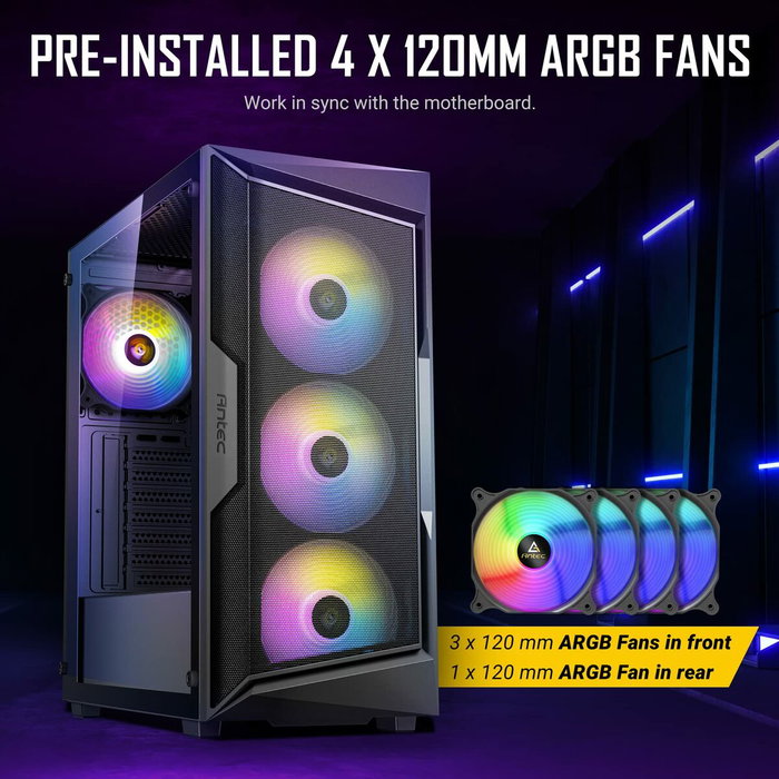 Boîtier ATX semi-tour Antec AX61 Elite Noir