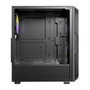 Antec AX61 Elite Boîtier PC Gaming Midi Tower Noir Micro-ATX/ITX avec Fenêtre Latérale
