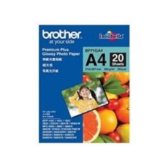 Brother BP71GA4 Papier Photo Brillant Premium Plus A4 260 g/m² 20 Feuilles