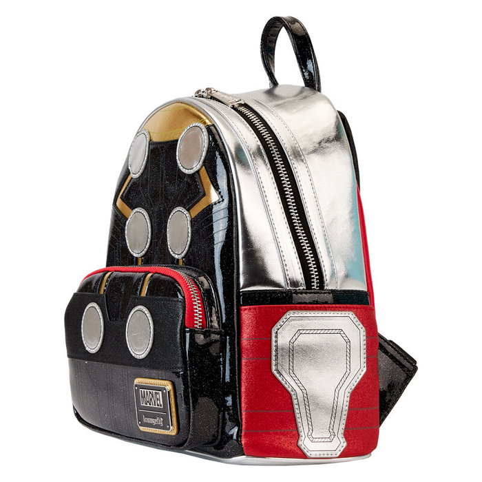 LOUNGEFLY Mini Sac à Dos Marvel Metallic Thor