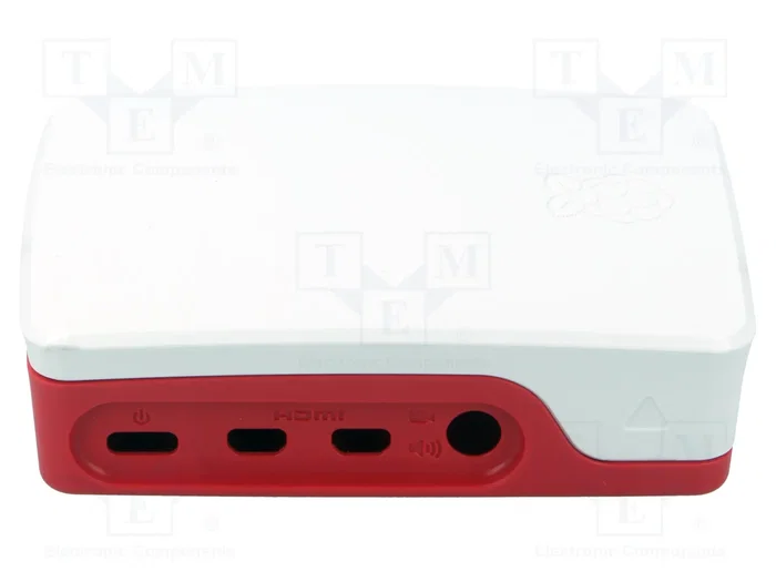 Raspberry Pi Boîtier officiel pour Raspberry Pi 4 rouge et blanc Raspberry Pi Boîtier officiel pour Raspberry Pi 4 rouge et blanc