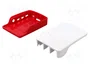 Raspberry Pi Boîtier officiel pour Raspberry Pi 4 rouge et blanc