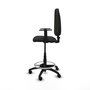 PIQUERAS Y CRESPO Tabouret de bureau Noir avec accoudoirs 1D
