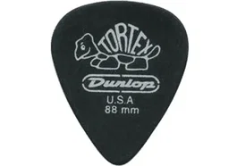DUNLOP Pack de 12 Médiators Tortex Standard Pitch Black - 0,88 mm