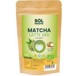 SOLNATURAL Matcha Latte Mix au lait de coco Bio 212g