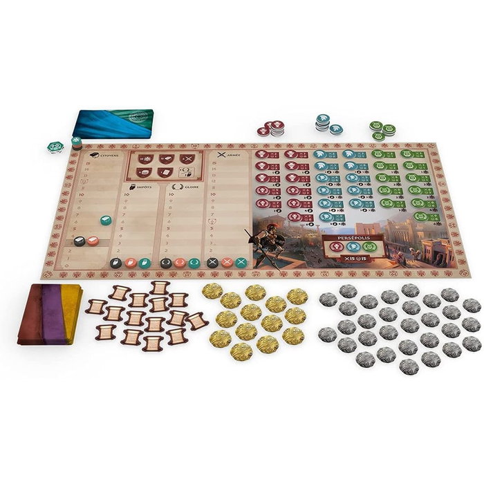 Devir Khora Pegi 14 Jeu de société stratégique Grèce antique Gestion ressources 2-4 joueurs 75 minutes