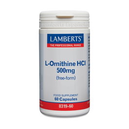 LAMBERTS L-Ornitine HCl 500 mg, 60 capsules