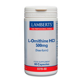 LAMBERTS L-Ornitine HCl 500 mg, 60 capsules
