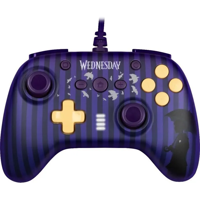 Konix - Manette filaire pour Nintendo Switch/Switch 2 et PC - Violet et noir - Poignées antidérapantes - Bouton capture d'écran - Vibration Konix - Manette filaire pour Nintendo Switch/Switch 2 et PC - Violet et noir - Poignées antidérapantes - Bouton capture d'écran - Vibration
