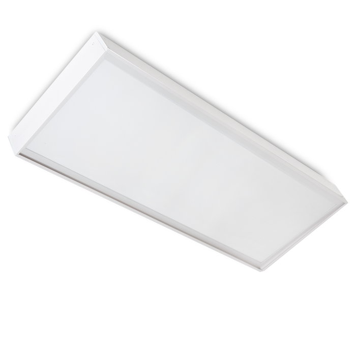 Panneau LED Slim 120x60 cm 72W 7900Lm 6000K avec Kit de Surface