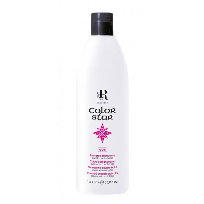 Racioppi Shampooing Color Star pour cheveux colorés et traités 1000 ml - Enrichi aux baies de Goji et lait de Monoi - Protège et amplifie l'éclat de la couleur Racioppi Shampooing Color Star pour cheveux colorés et traités 1000 ml - Enrichi aux baies de Goji et lait de Monoi - Protège et amplifie l'éclat de la couleur