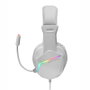 Mars Gaming MH122W Casque Gaming Filaire avec Micro, Jack 3.5 mm, Son Hi-Fi, Éclairage FRGB, Blanc