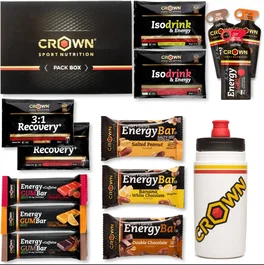 CROWN SPORT NUTRITION Pack Endurance Tester 3.0 avec Bidon 550ml Varié