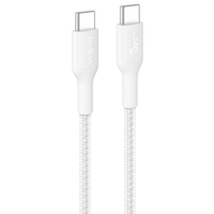 Belkin Câble USB-C vers USB-C BoostCharge Pro tressé 240W, 1m, blanc