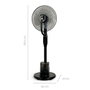 InnovaGoods Sprair Ventilateur Brumisateur sur Pied avec Télécommande