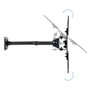 Tooq LP1344TN-B Support Mural pour Écran 13-43 Pouces VESA 200x200 mm, Inclinable Orientable, Rotation, Jusqu'à 20 kg, Noir